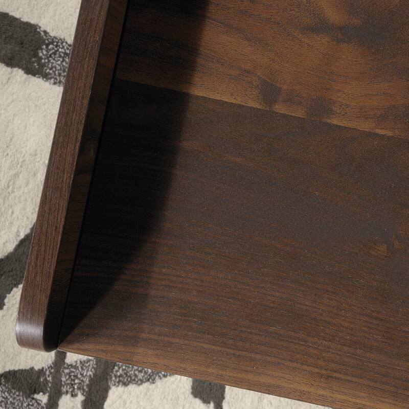 Wood Desk with File Drawer