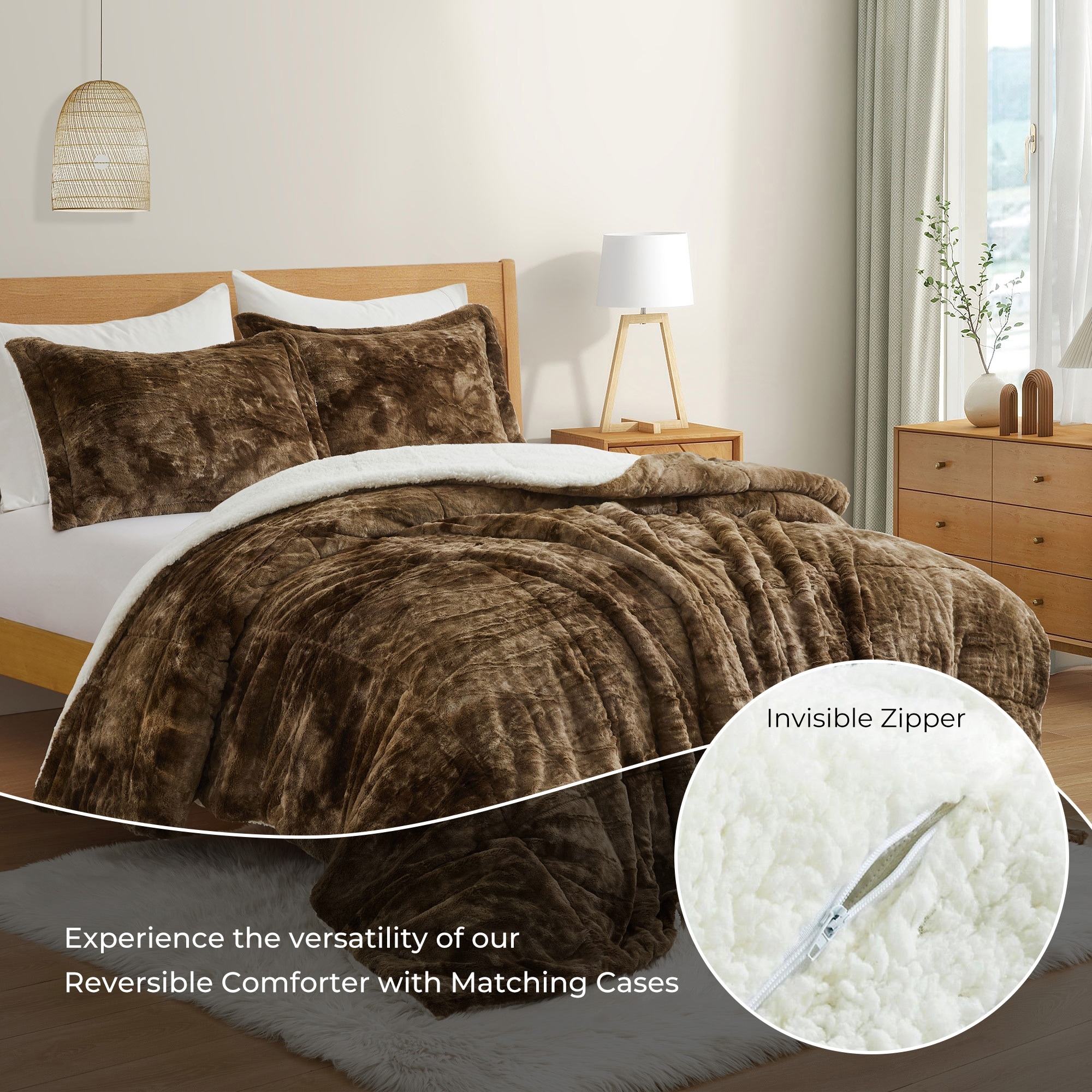 Bed bath and 2025 beyond sherpa comforter