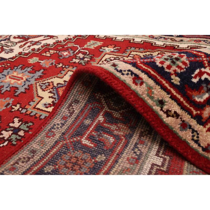 ECARPETGALLERY Hand-knotted Serapi Heritage Red Wool Rug - 3'11 x 5'11