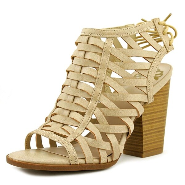 Fergalicious Vizion Women Open Toe Synthetic Nude Sandals