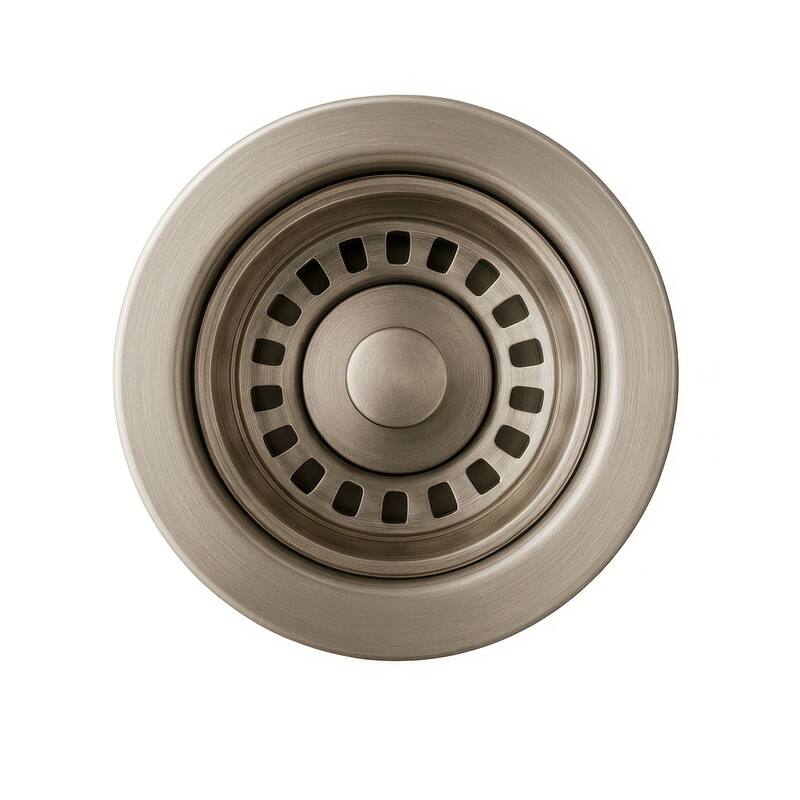 Whitehaus Collection 2" Basket Strainer - Brushed Nickel