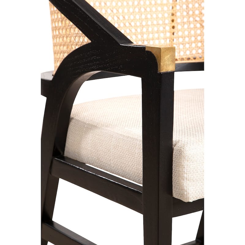 Furniture Classics Wood Black Royce Counter Barstool