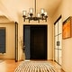 preview thumbnail 6 of 29, Modern Black Farmhouse Chandelier Dining Room Light Fixture Over Table Industrial Lighting for Living Room Foyer Kitchen