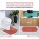 Home Weavers Waterford Collection 5 Piece Genuine Cotton Bath Rugs Set