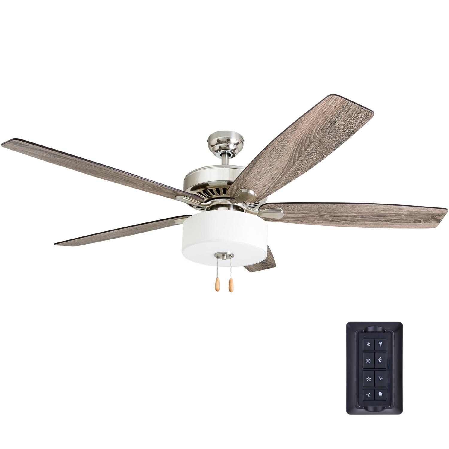 Porch \u0026 Den Mead Brushed Nickel 60-inch 