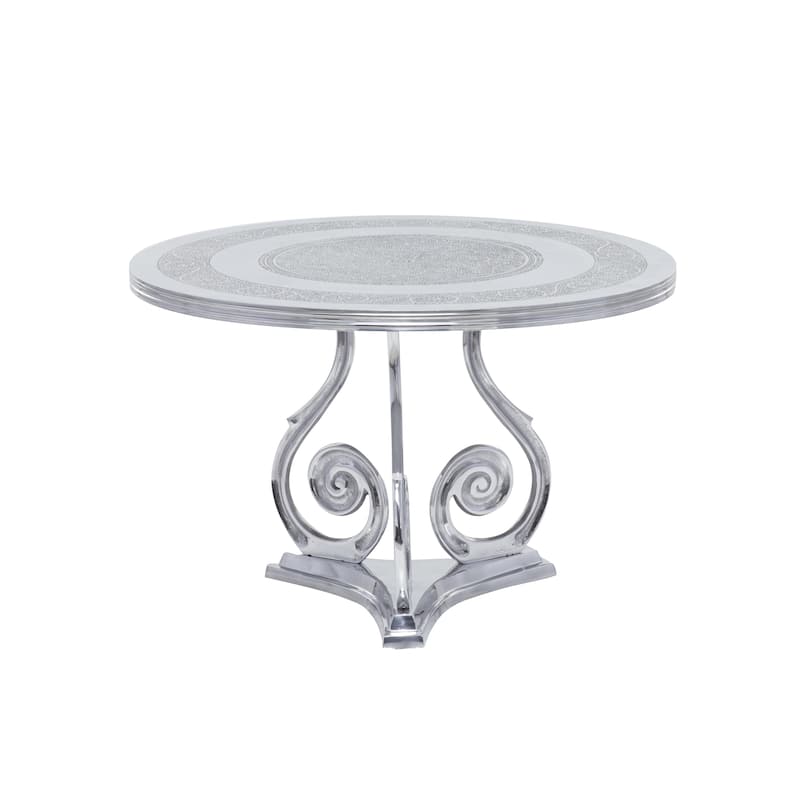 Aluminum Metal Coffee Table - Silver - Roche River Decor - Silver