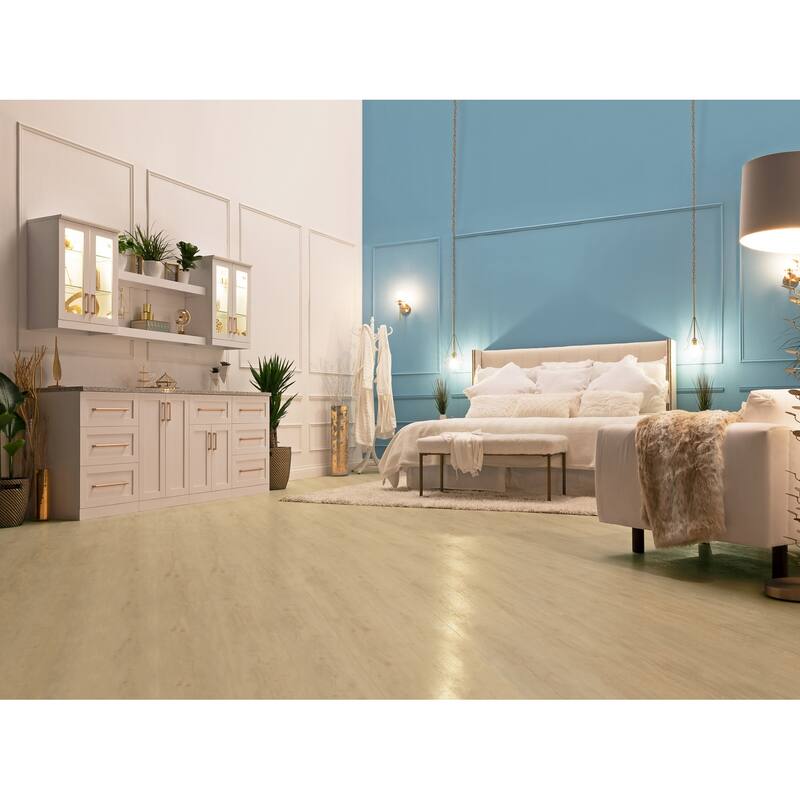 NewAge Products Stone Composite 5mm Luxury Vinyl Plank - 600 Sq.ft. Flooring Bundle