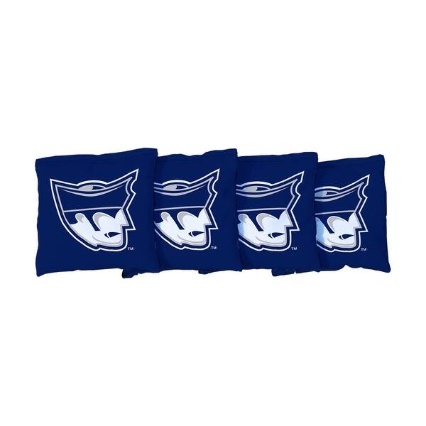 slide 2 of 3, Marietta Pioneers Dark Blue Cornhole Bags All-Weather Resin Filled