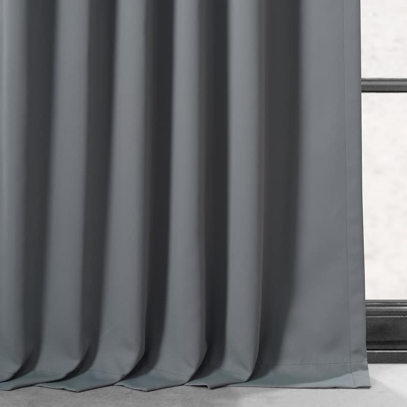 Exclusive Fabrics Performance Woven Blackout Curtain Pair (2 Panels)