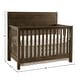 preview thumbnail 2 of 2, Dovetail 56" Wide Contemporary Convertible Crib, Graphite Gray