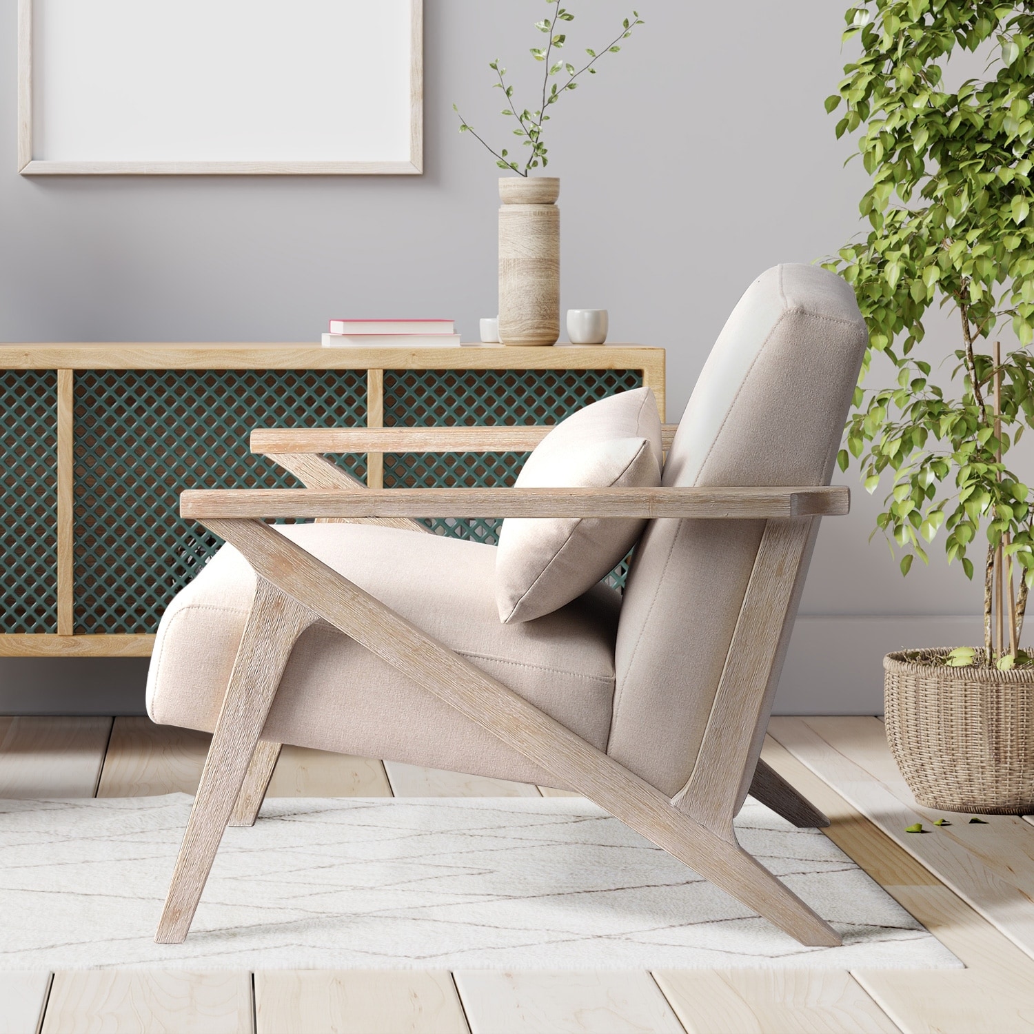 Bello mid century modern lounge chair and ottoman online