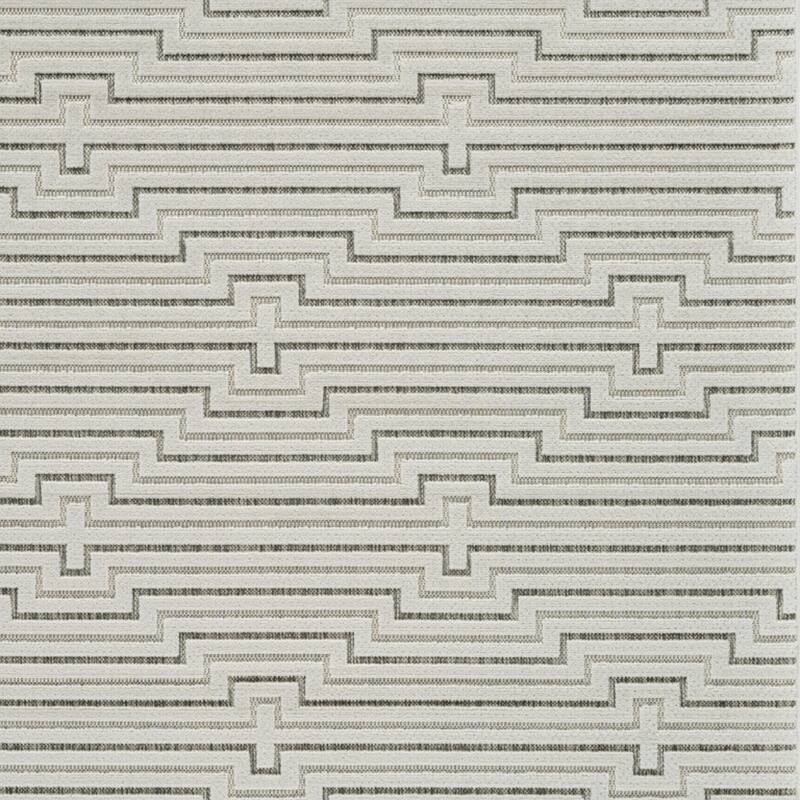 Elto Modern Geometric Weather Resistant Trendy Modern Outdoor Rug
