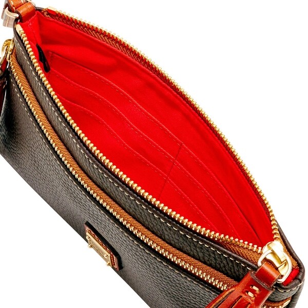 Dooney and bourke double zip wristlet clearance