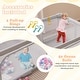 preview thumbnail 9 of 27, Honeyjoy Large Baby Playpen 50" x 50"/59" x 59" with Zipper Gate 50