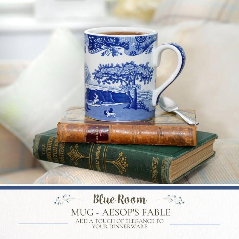 Spode Blue Room Aesops Fable Mug