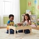 preview thumbnail 7 of 10, Teamson Kids Preschool Wooden Train Activity Table with 85-Piece Accessories for Toddlers and Kids, Educational Pretend Play Toy