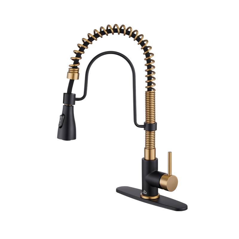 Single Handle Pull Down Sprayer Kitchen Faucet