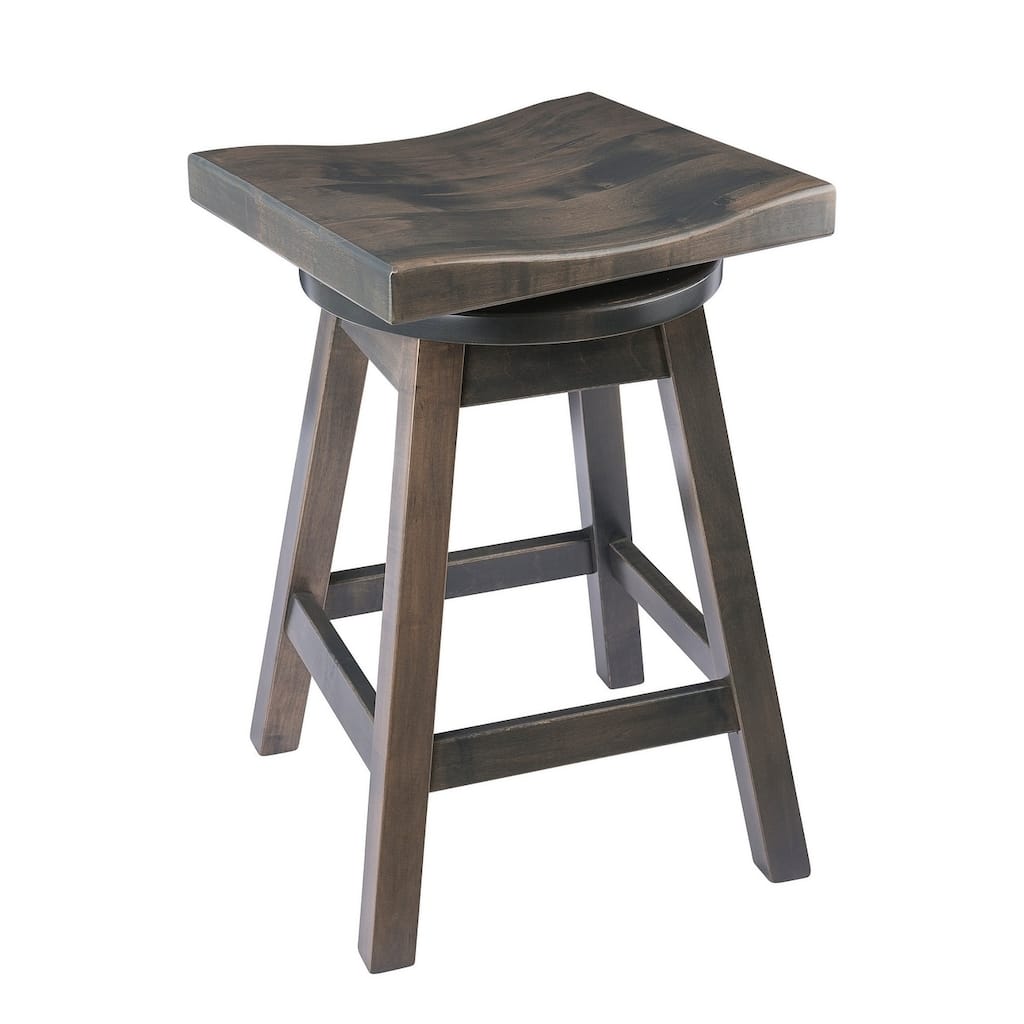Amish Made Maple Swivel Urban Bar Stool