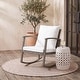 preview thumbnail 7 of 57, SAFAVIEH Daire Outdoor Rocking Chair - 26" W x 31" D x 32" H