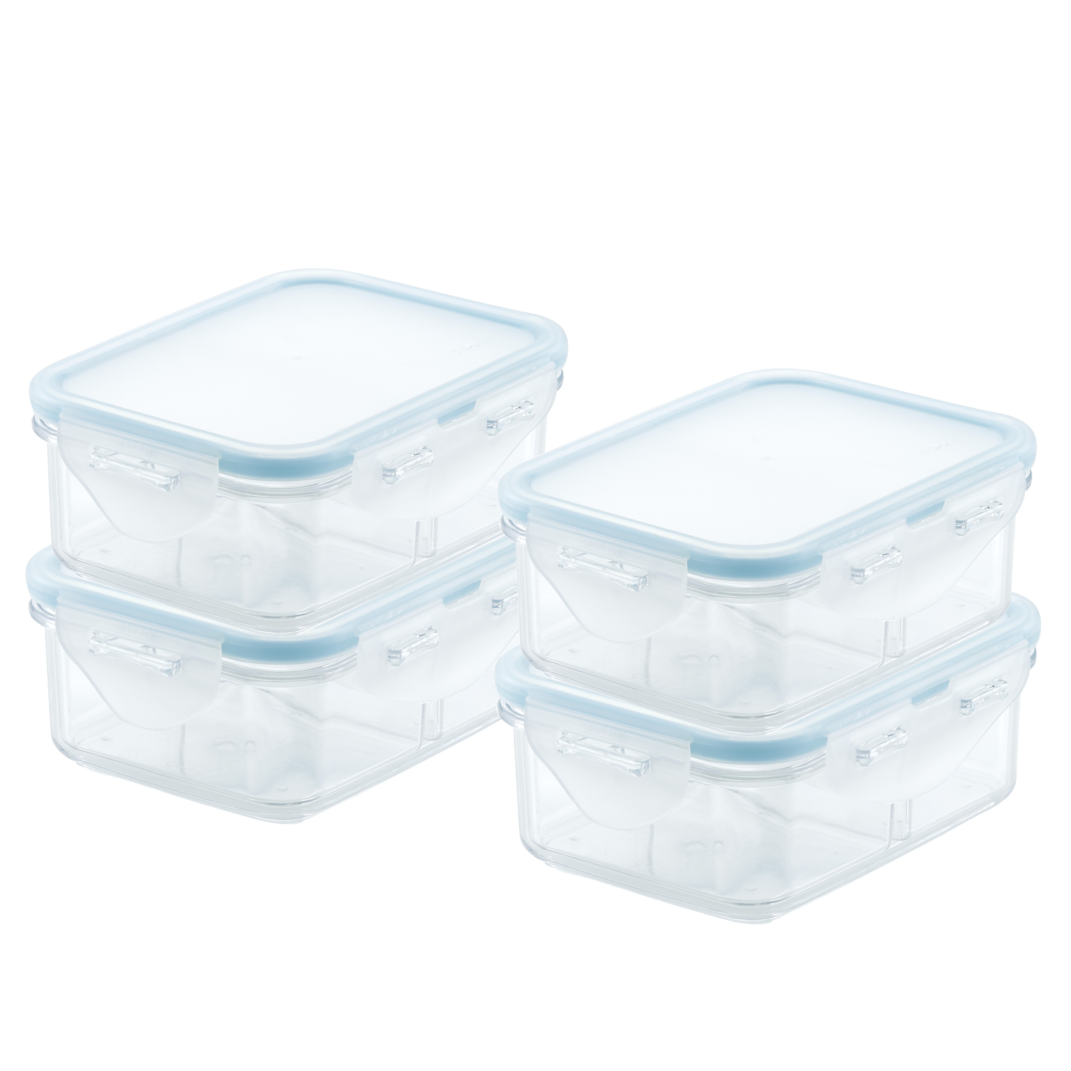 Superio Food Storage Containers, Airtight Leak-Proof Meal Prep Deep Square  Containers 3.5 Qt.