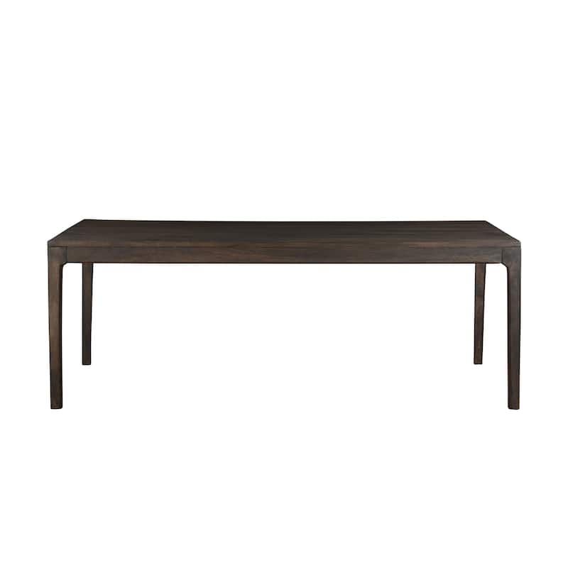 Sarah Contemporary Mango Wood Dining Table by Sevita - 84"L x 40"W x 30"H