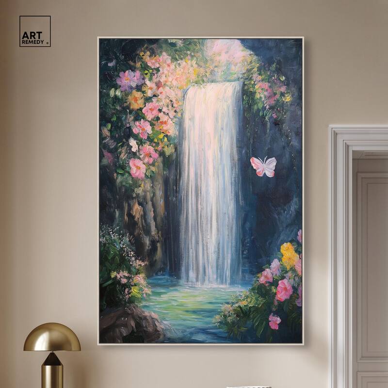Hidden Falls I Canvas by Art Remedy