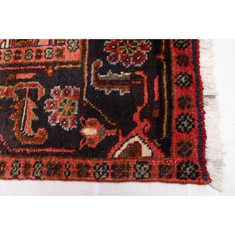 ECARPETGALLERY Hand-knotted Sarabi Dark Red Wool Rug - 6'6 x 9'2