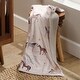preview thumbnail 5 of 4, Lambs & Ivy Country Western Cowboy/Cowgirl Soft Warm Fleece Baby Blanket
