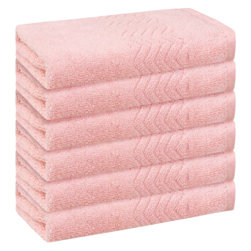 Cotton Washcloths Set, Highly Absorbent Face Towels, Multi-Purpose Wash Cloths for Bathroom 13" x 13"