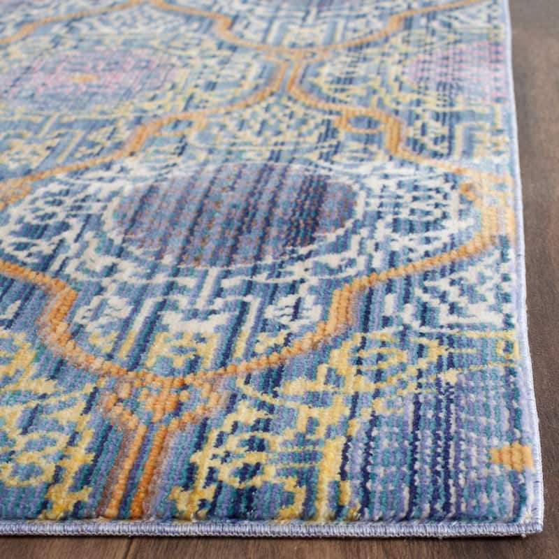 SAFAVIEH Valencia Ranheid Distressed Vintage Boho Oriental Polyester Rug
