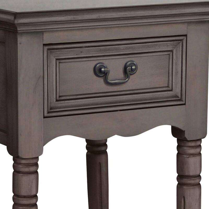 Casa Cortes Antiqued Solid Wood Night Stand