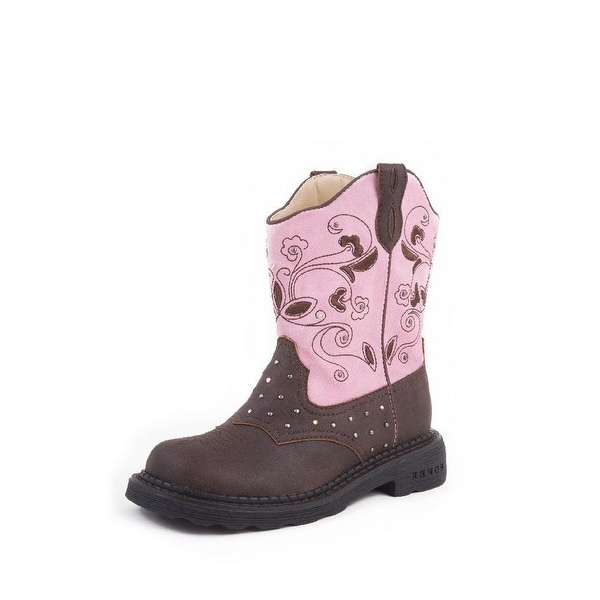 girls light up cowboy boots