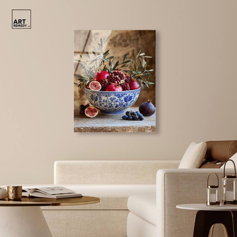 Grape Gathering Acrylic by Art Remedy, Ready to Hang