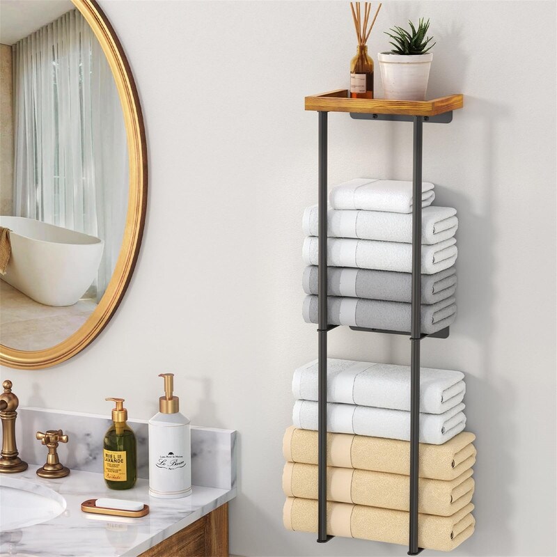 Hotel style towel rack bed bath and beyond 2025