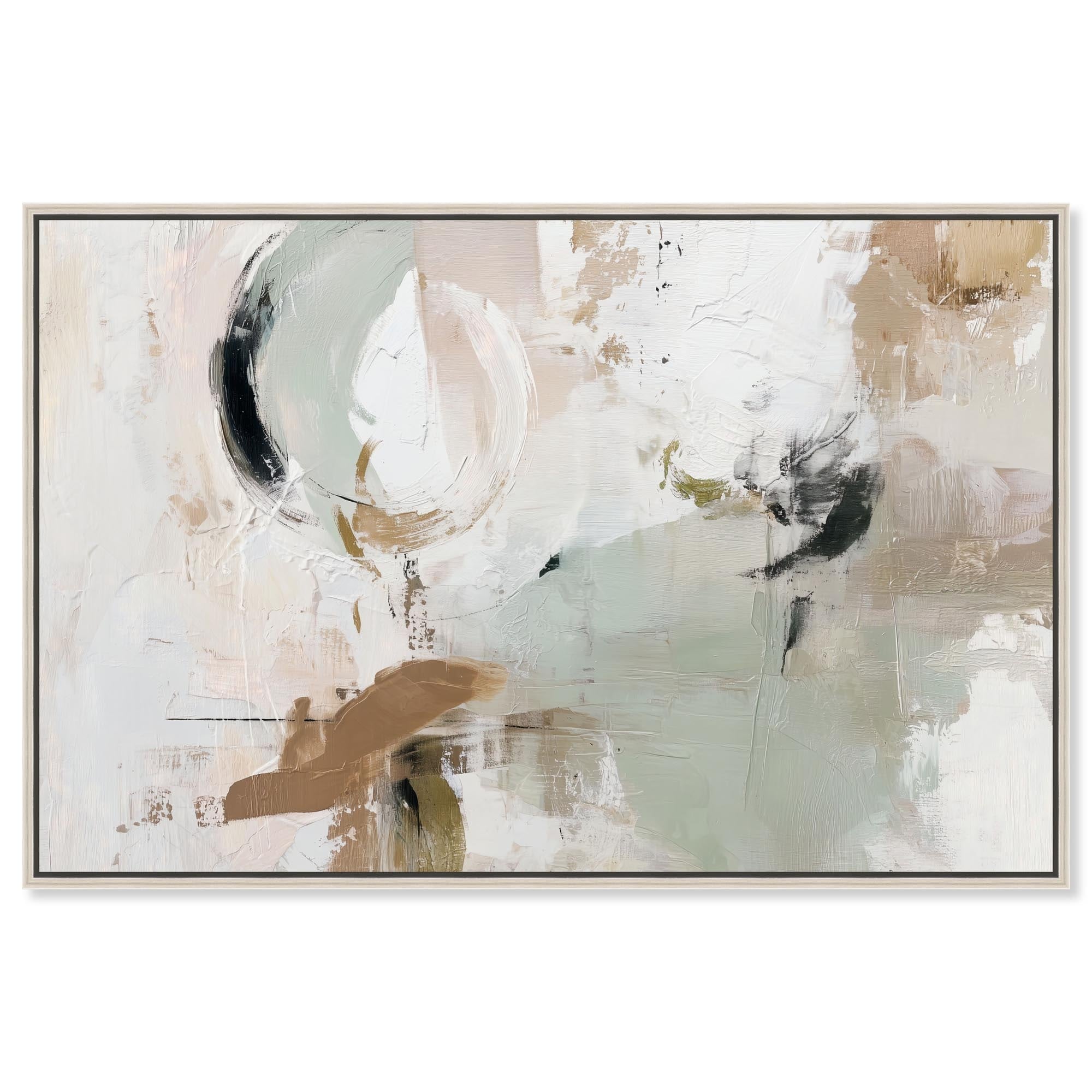 Misty Forms II Abstract Wall Art Canvas Print by Art Remedy