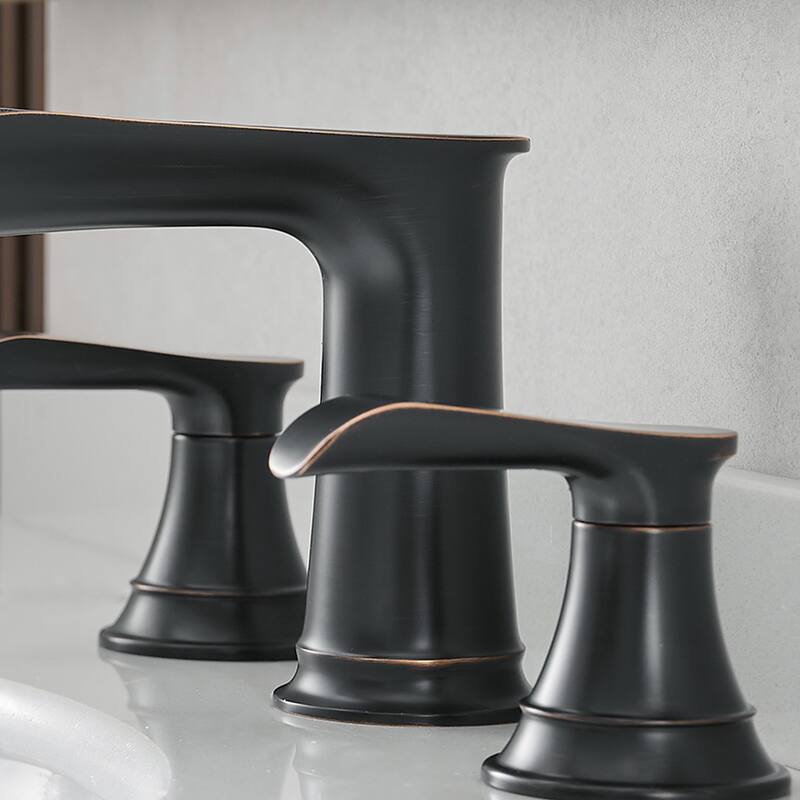 Topcraft Two Handle Waterfall Bathroom Faucet with Pop-Up Drainer