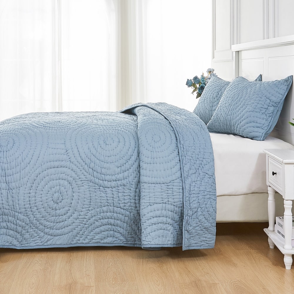 Hand Stitch Cotton Voile Quilt Set