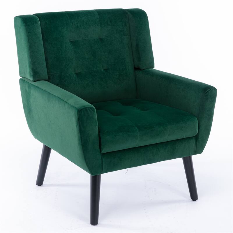 Modern Soft Velvet Material Ergonomics Accent Chair