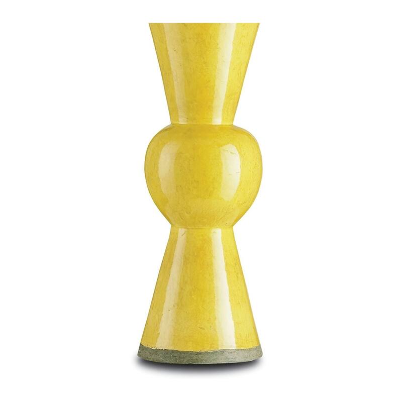 Currey & Company Upbeat Yellow Table Lamp - 31"h x 18"dia