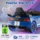 preview thumbnail 36 of 38, Costway 12V Licensed Ford Mustang Shelby GT500 Kids Ride on Car with - See Details