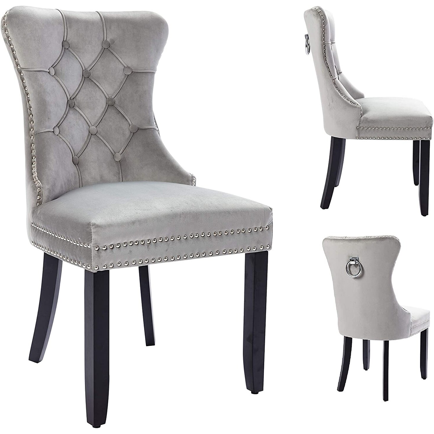 High Back Velvet Upholstered Dining Chairs On Sale Bed Bath