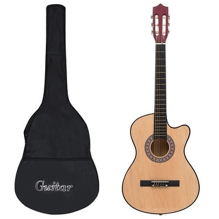 vidaXL Guitar Set Cutaway Guitars Acoustic Guitar 12 Piece with 6 ...