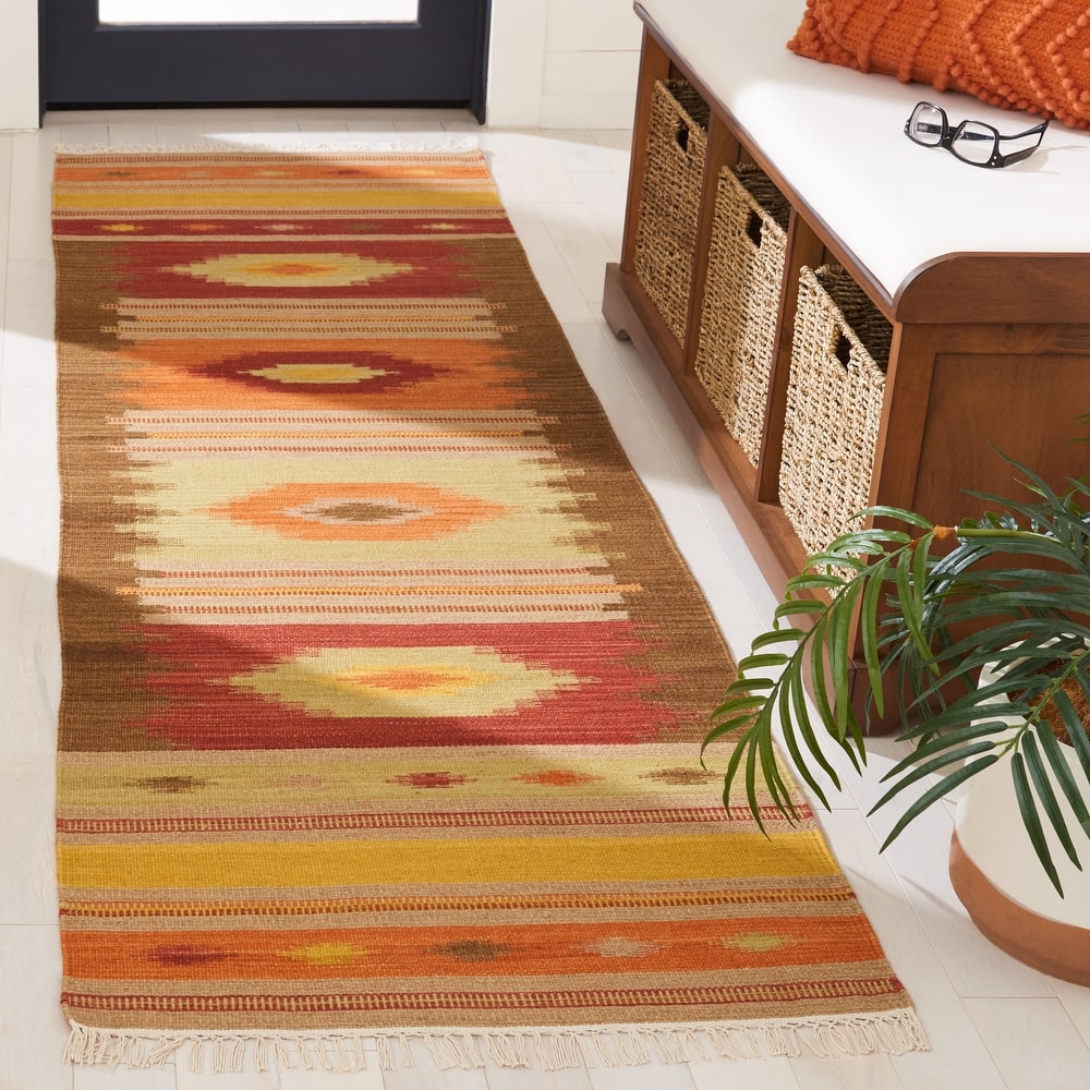 SAFAVIEH Handmade Kilim Nallely Imkea Casual Tribal Wool Rug