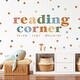 preview thumbnail 2 of 3, RoomMates Reading Corner Multicolor Wall Quote Decals