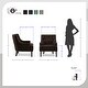 preview thumbnail 10 of 8, Lorenzi Upholstered Button-tufted Accent Chair