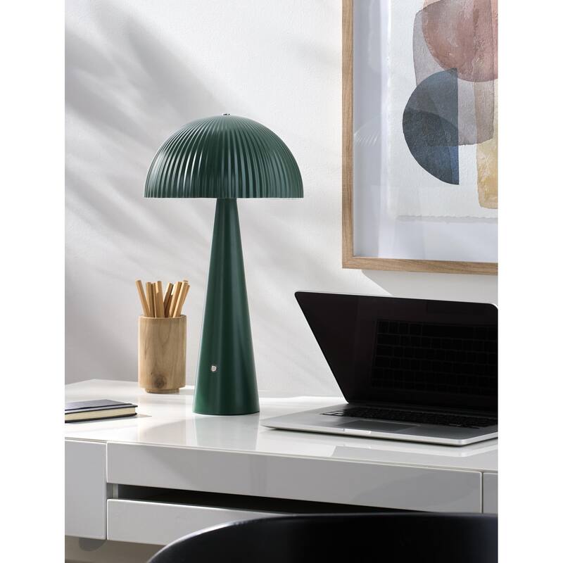 Livabliss Phileas Modern & Contemporary Accent Table Lamp - Green