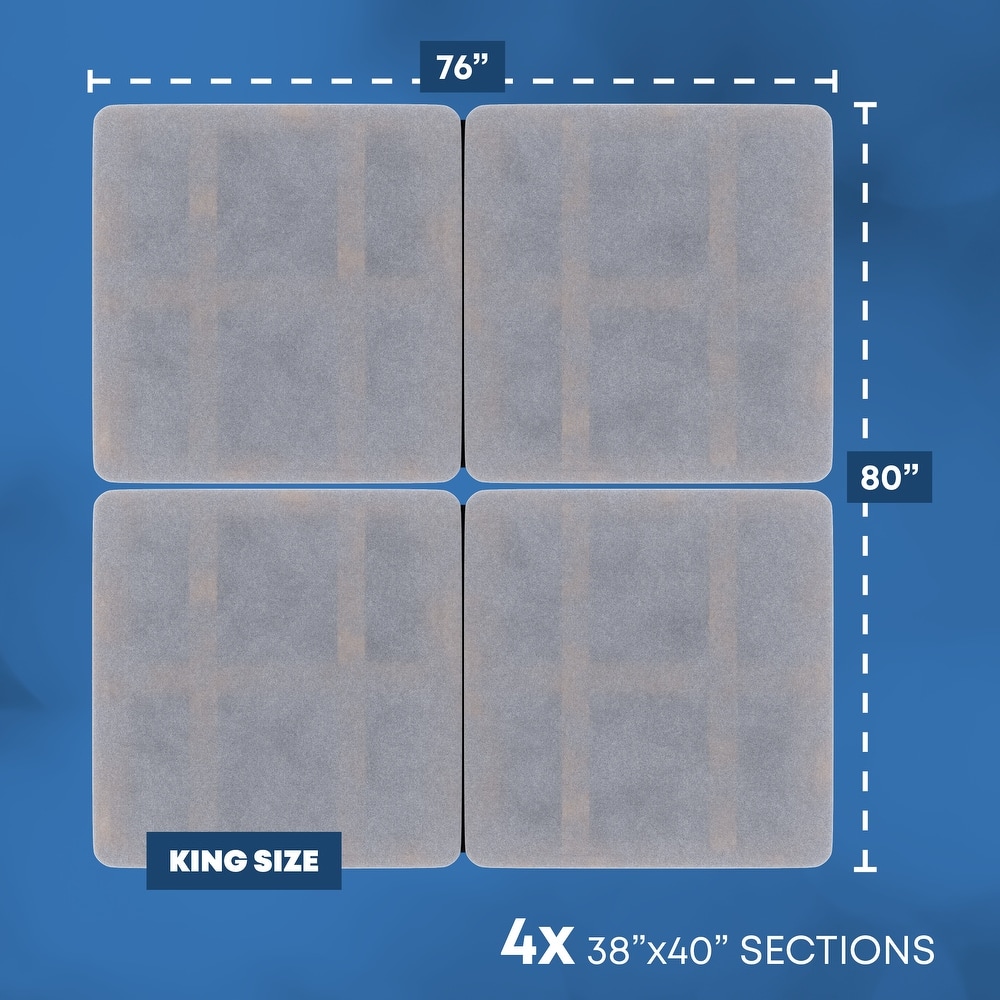Onetan, 1.5" Split Fully Assembled Bunkie Board for Mattress/Bed Support