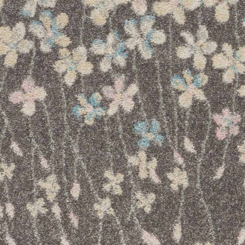 HomeRootsFloral Contemporary Rectangle Area Rug - 48' X '24' X '0.5