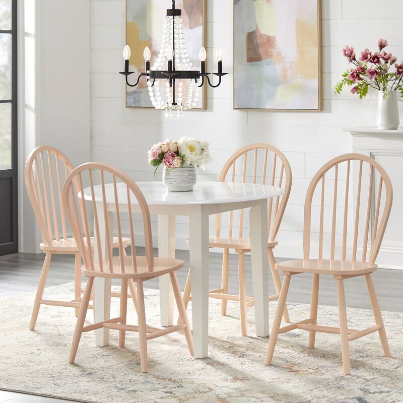 Simple Living Franklin Solid Wood Spindle Dining Chair (Set of 2)