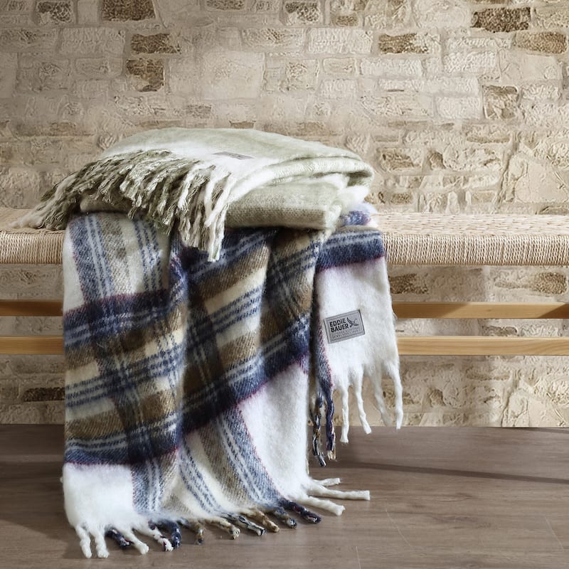 Eddie Bauer Cozy Printed Throw Blanket